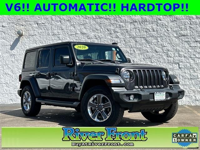 used 2020 Jeep Wrangler Unlimited car, priced at $34,850