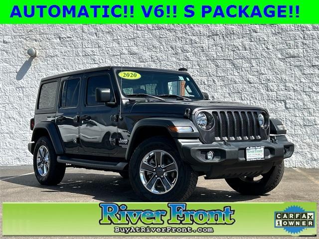 used 2020 Jeep Wrangler Unlimited car, priced at $33,450