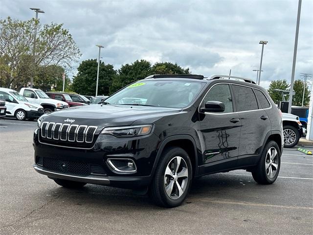 used 2021 Jeep Cherokee car, priced at $27,250