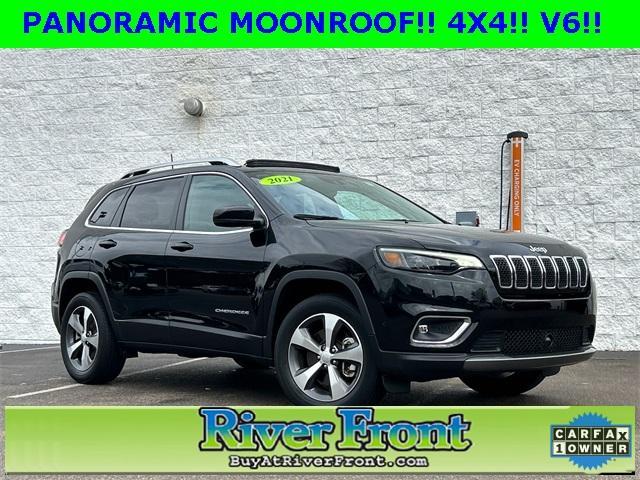 used 2021 Jeep Cherokee car, priced at $27,250