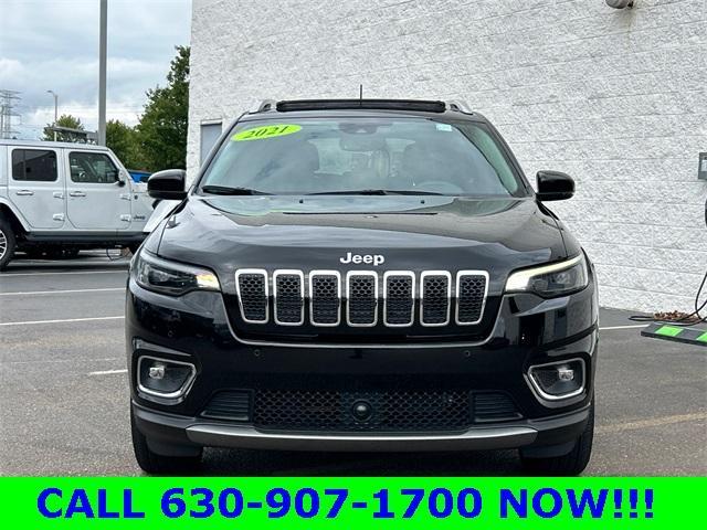 used 2021 Jeep Cherokee car, priced at $27,250