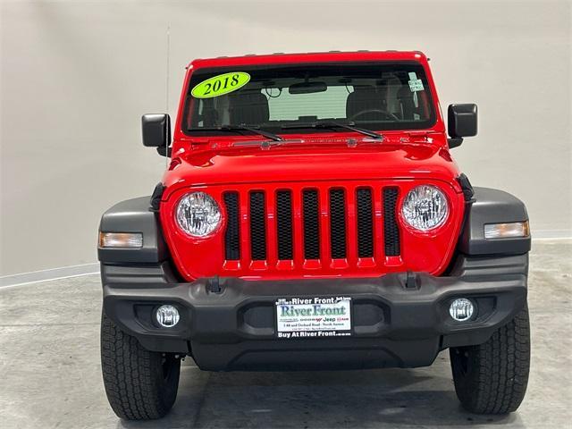 used 2018 Jeep Wrangler car, priced at $24,250