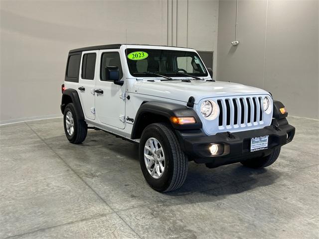 used 2023 Jeep Wrangler car, priced at $34,250