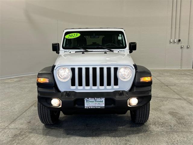 used 2023 Jeep Wrangler car, priced at $34,250