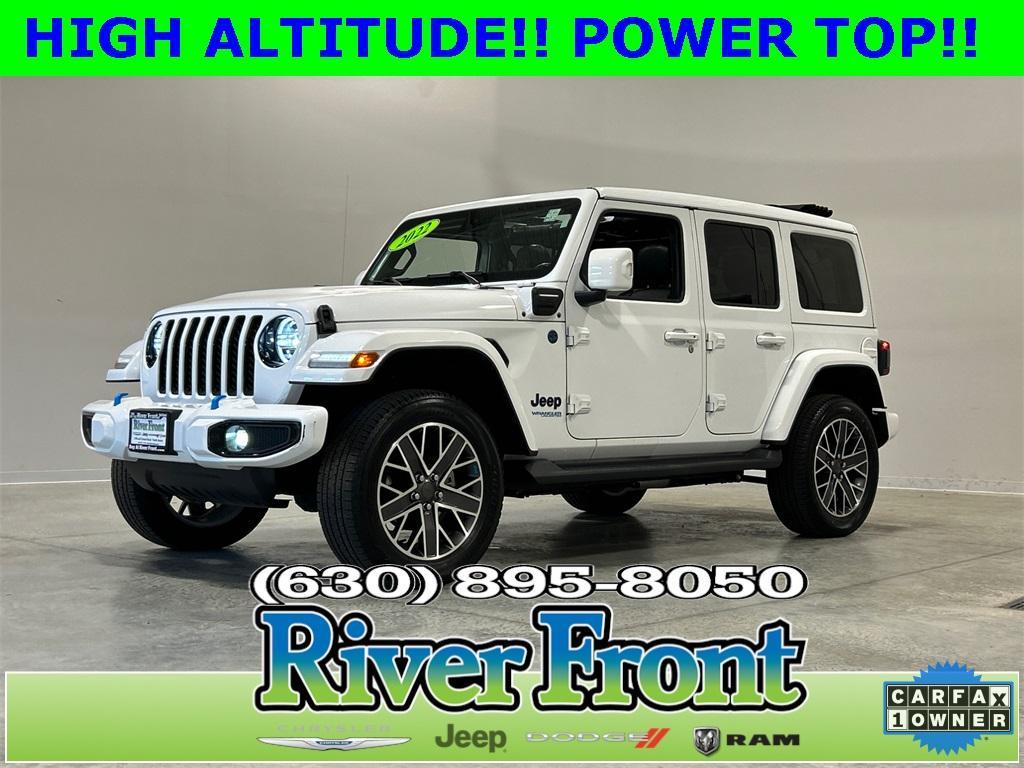 used 2022 Jeep Wrangler Unlimited 4xe car, priced at $40,550