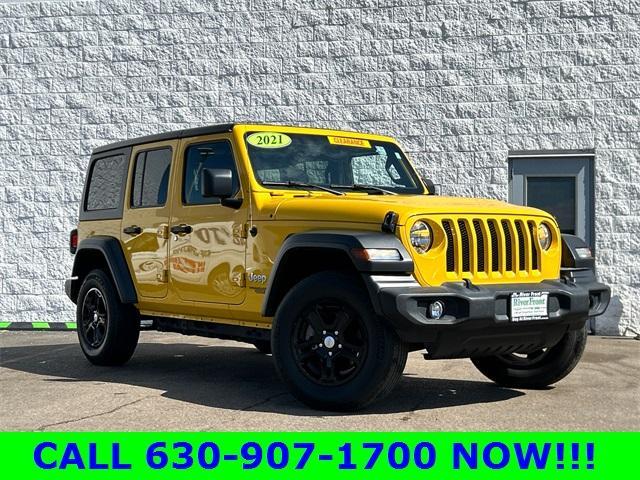 used 2021 Jeep Wrangler Unlimited car, priced at $33,750