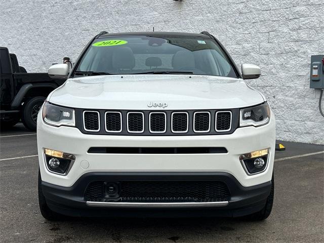 used 2021 Jeep Compass car, priced at $27,350