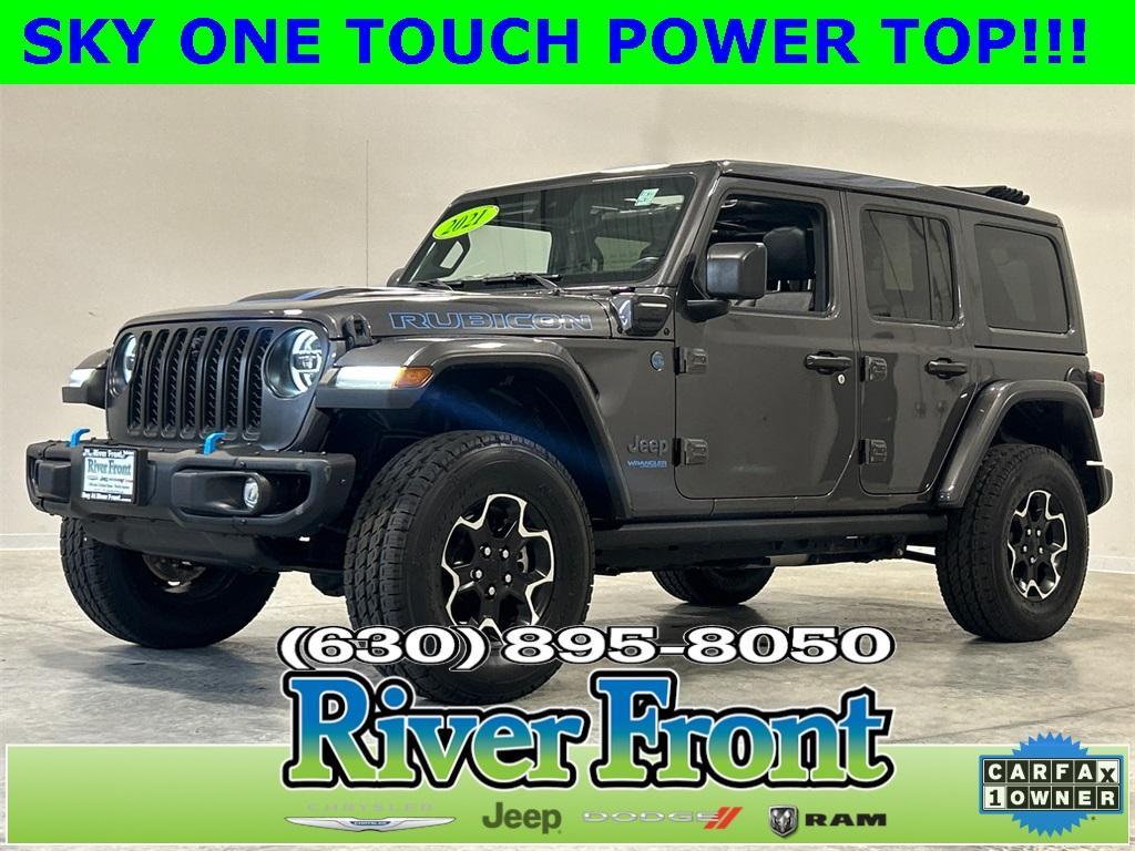 used 2021 Jeep Wrangler Unlimited 4xe car, priced at $37,950