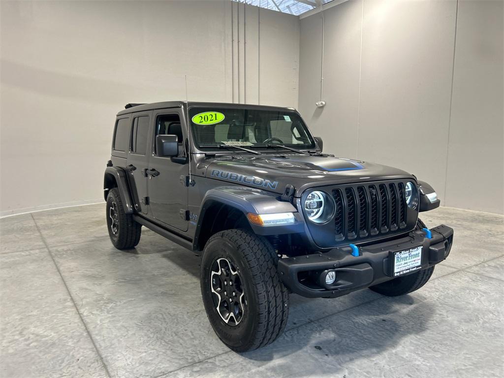 used 2021 Jeep Wrangler Unlimited 4xe car, priced at $38,350