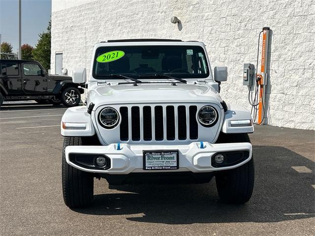 used 2021 Jeep Wrangler Unlimited 4xe car, priced at $38,350