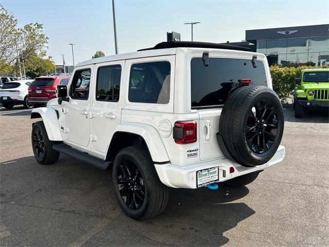 used 2021 Jeep Wrangler Unlimited 4xe car, priced at $38,350