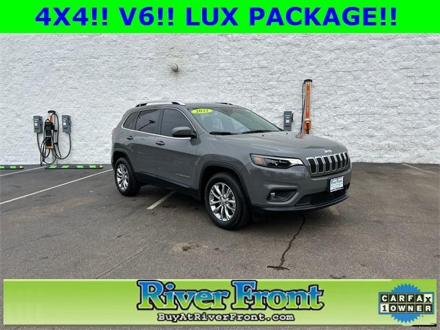 used 2021 Jeep Cherokee car, priced at $25,950