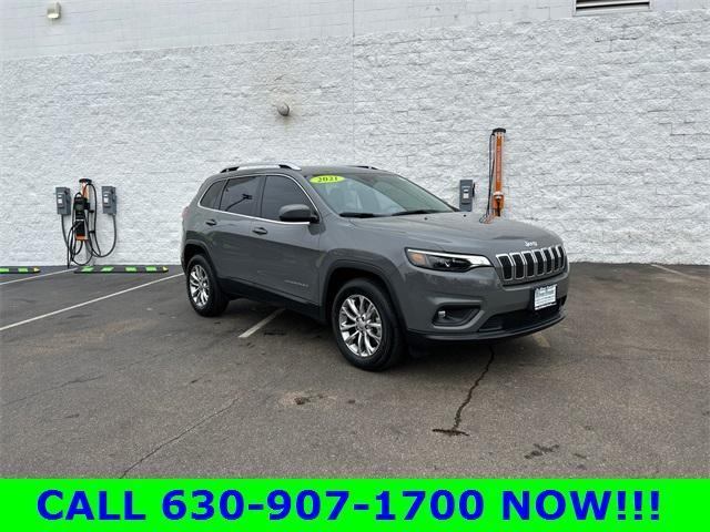 used 2021 Jeep Cherokee car, priced at $26,450