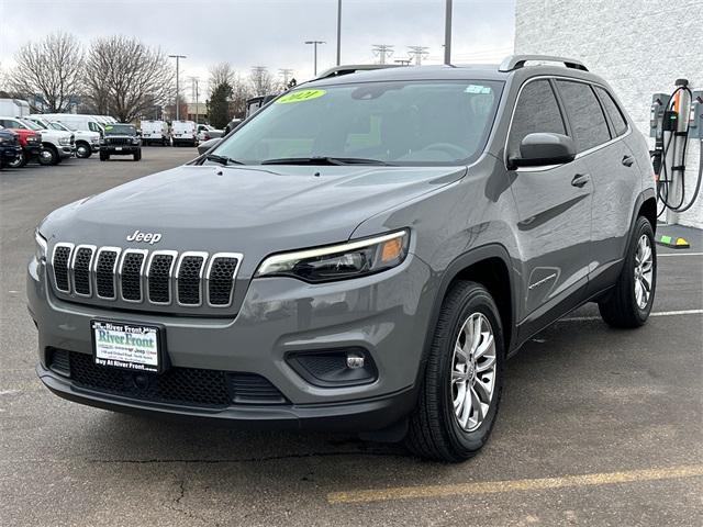 used 2021 Jeep Cherokee car, priced at $26,250