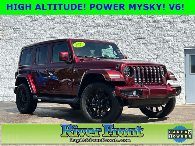 used 2021 Jeep Wrangler Unlimited car, priced at $43,650