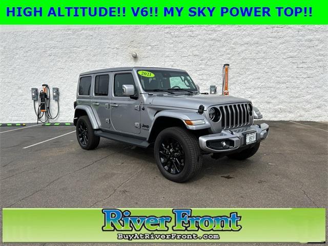 used 2021 Jeep Wrangler Unlimited car, priced at $45,950