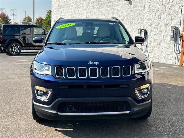 used 2021 Jeep Compass car, priced at $23,850