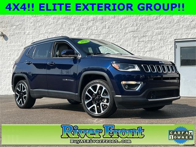 used 2021 Jeep Compass car, priced at $23,850