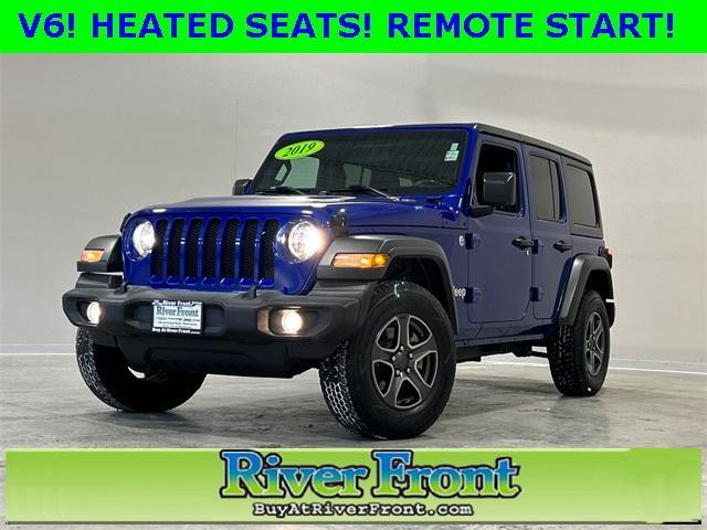 used 2019 Jeep Wrangler Unlimited car, priced at $24,250