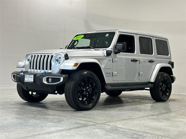 used 2022 Jeep Wrangler Unlimited 4xe car, priced at $36,650