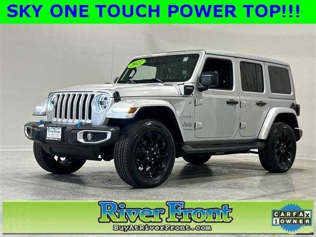 used 2022 Jeep Wrangler Unlimited 4xe car, priced at $36,650