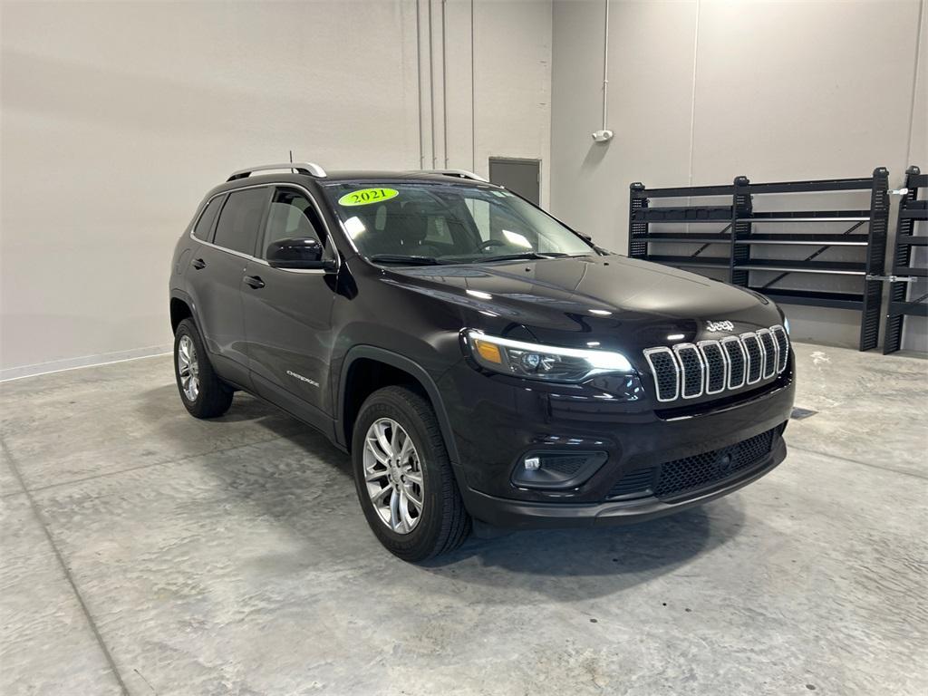 used 2021 Jeep Cherokee car, priced at $25,650