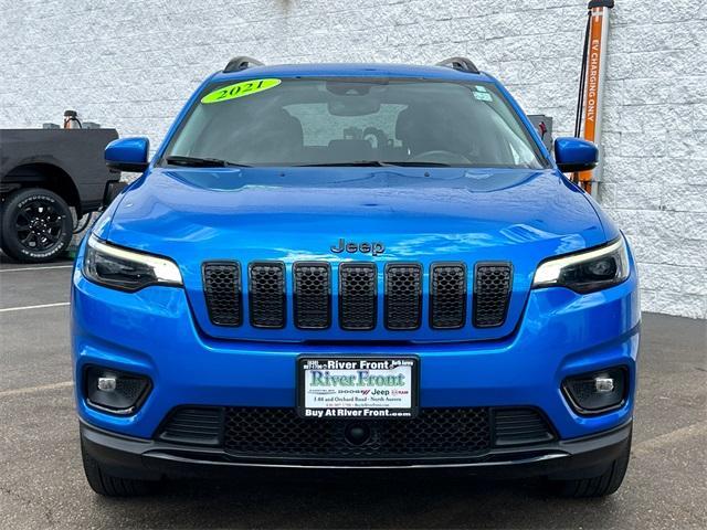 used 2021 Jeep Cherokee car, priced at $25,450