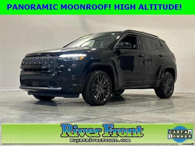 used 2022 Jeep Compass car, priced at $27,850