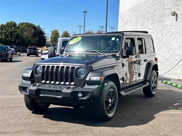 used 2021 Jeep Wrangler Unlimited car, priced at $36,950