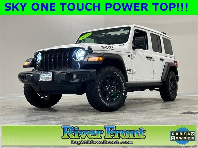 used 2021 Jeep Wrangler Unlimited car, priced at $35,750