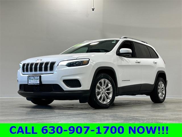 used 2021 Jeep Cherokee car, priced at $19,550