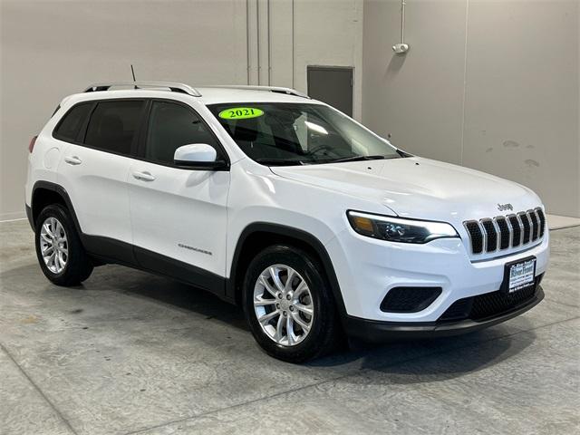 used 2021 Jeep Cherokee car, priced at $19,550