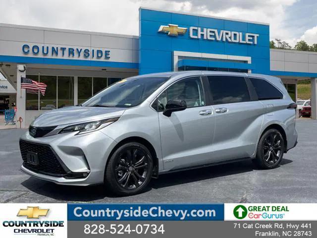 used 2021 Toyota Sienna car, priced at $45,024