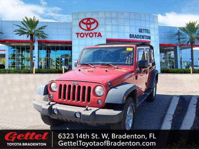 used 2014 Jeep Wrangler Unlimited car, priced at $10,988