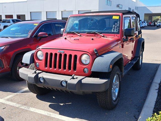 used 2014 Jeep Wrangler Unlimited car, priced at $10,988