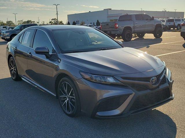 used 2021 Toyota Camry Hybrid car, priced at $25,349