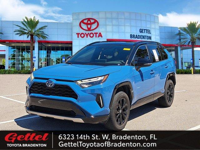 used 2022 Toyota RAV4 Hybrid car, priced at $27,500