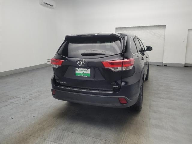 used 2019 Toyota Highlander car, priced at $25,095