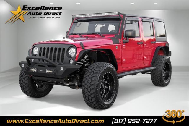 used 2018 Jeep Wrangler JK Unlimited car, priced at $19,881