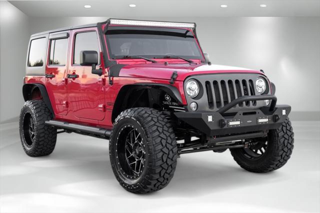 used 2018 Jeep Wrangler JK Unlimited car, priced at $19,881