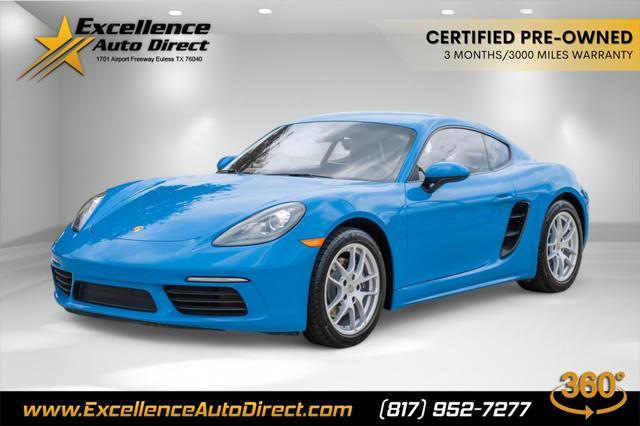 used 2018 Porsche 718 Cayman car, priced at $55,981