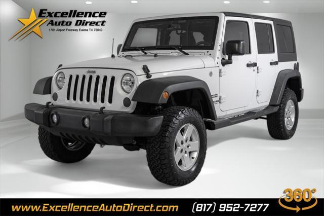 used 2017 Jeep Wrangler Unlimited car, priced at $18,681