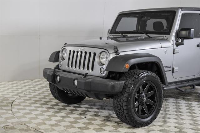 used 2017 Jeep Wrangler car, priced at $17,381