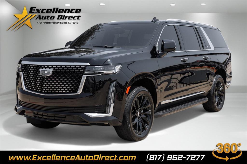 used 2021 Cadillac Escalade ESV car, priced at $47,781