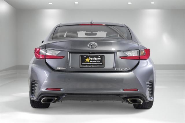 used 2016 Lexus RC 200t car, priced at $23,781