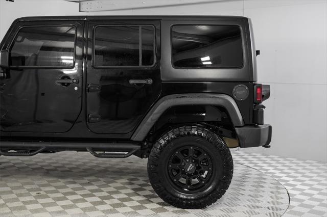 used 2017 Jeep Wrangler Unlimited car, priced at $18,781