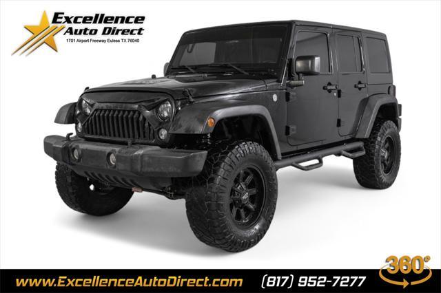 used 2017 Jeep Wrangler Unlimited car, priced at $18,781