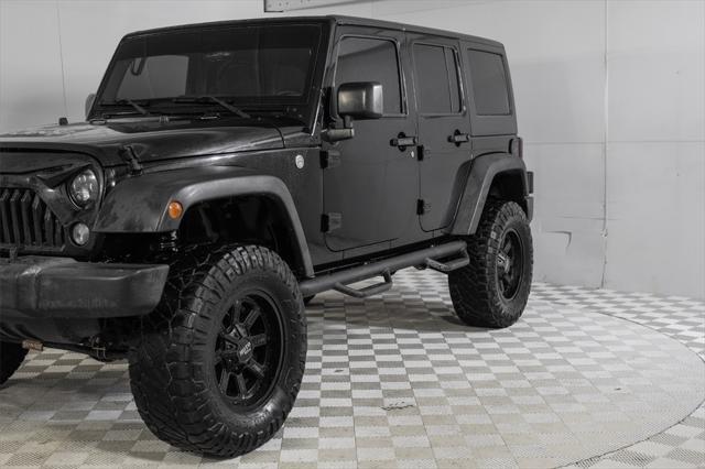 used 2017 Jeep Wrangler Unlimited car, priced at $18,781