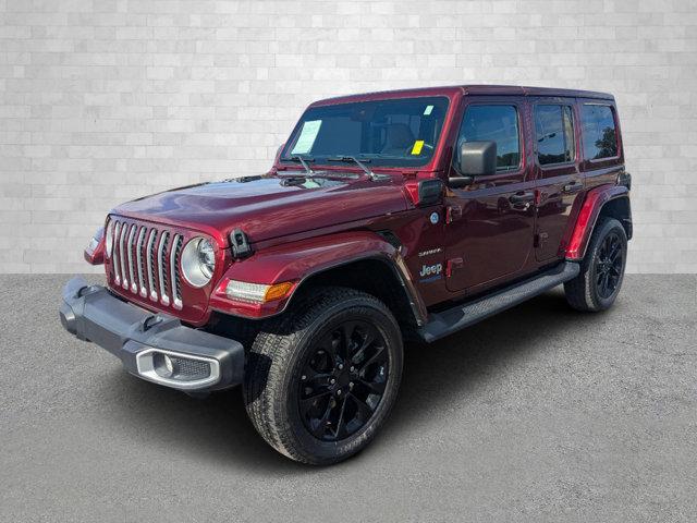 used 2021 Jeep Wrangler Unlimited 4xe car, priced at $33,881