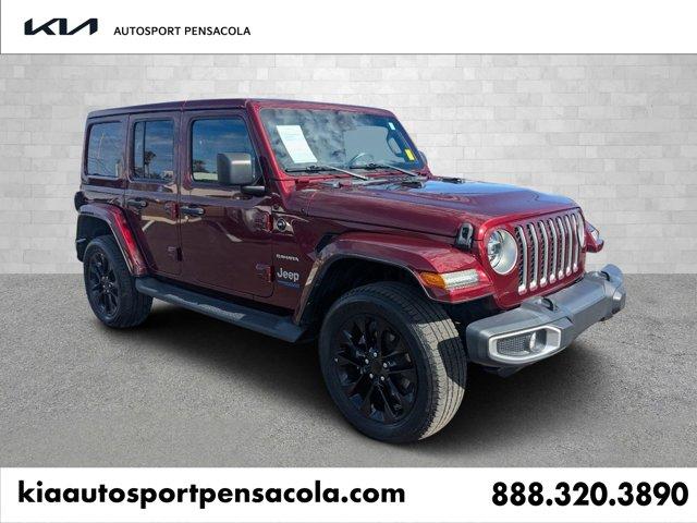 used 2021 Jeep Wrangler Unlimited 4xe car, priced at $33,881